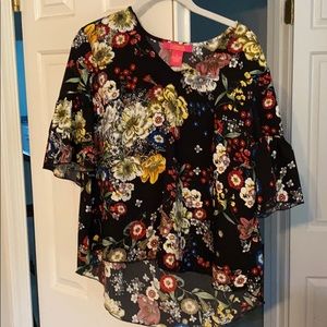 Floral Work Blouse